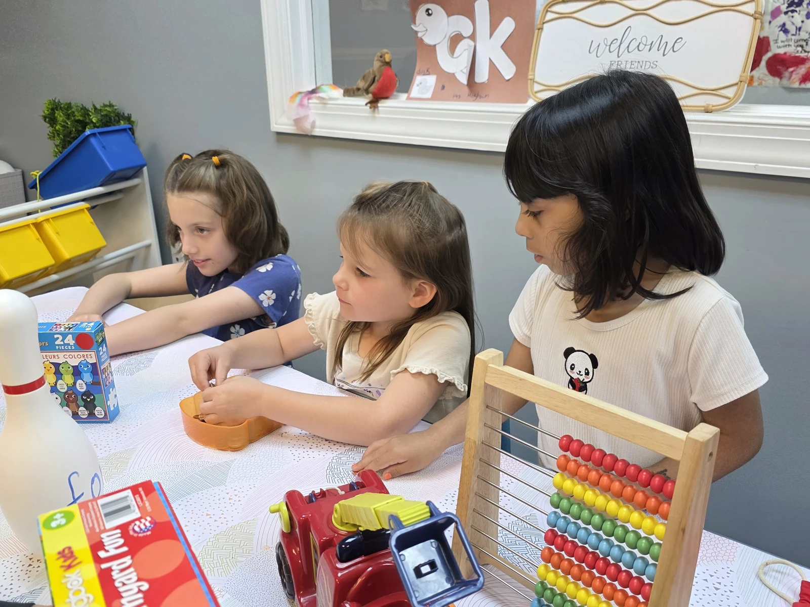 Students learning at The Learning Habitat