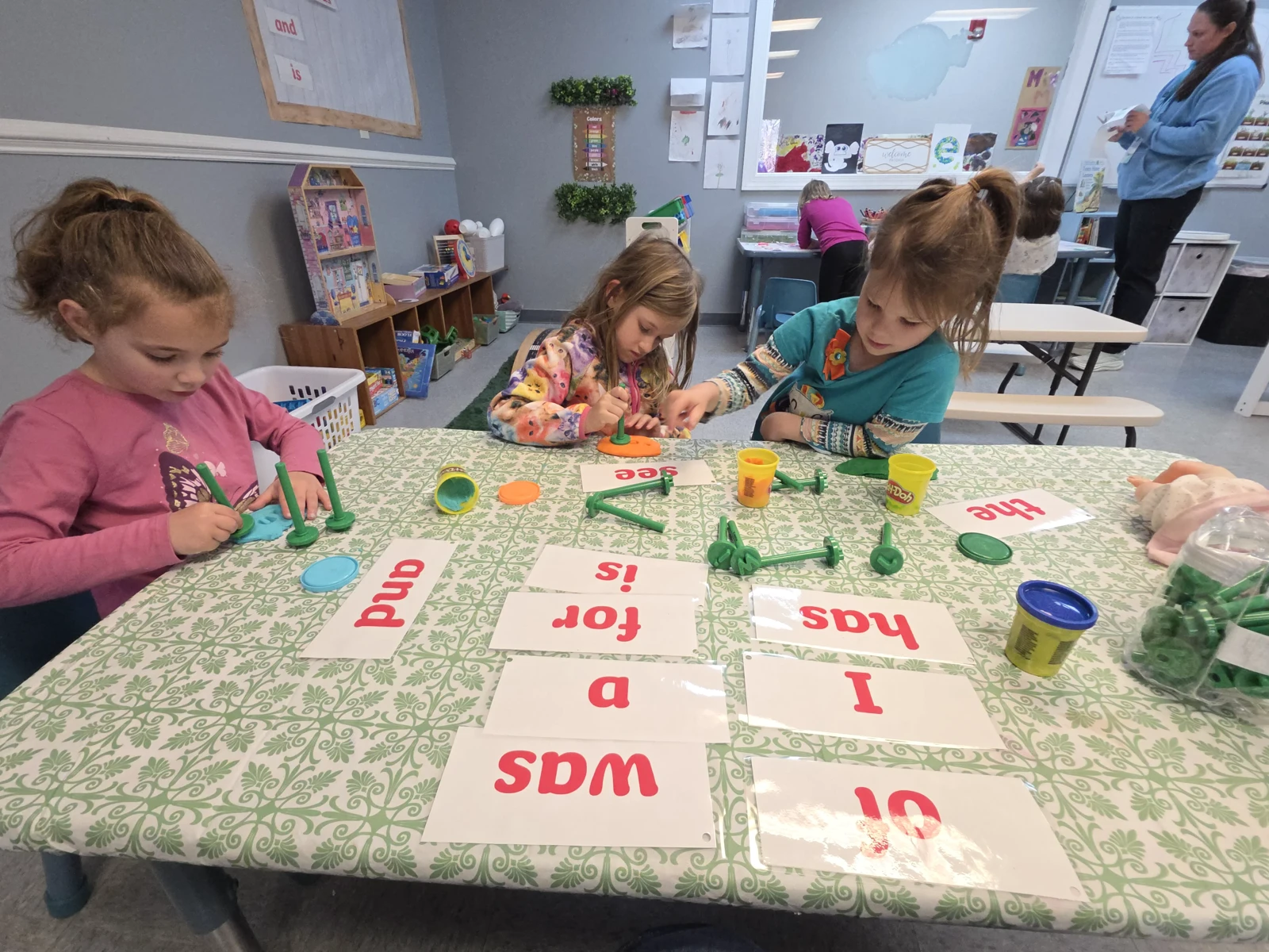 Students learning at The Learning Habitat
