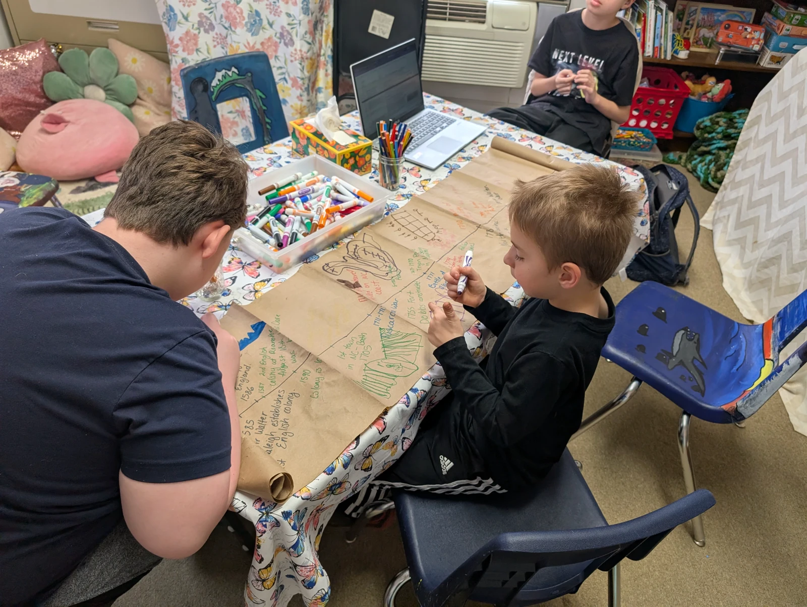 Students learning at The Learning Habitat